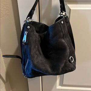 Black Leather Shoulder Bag
